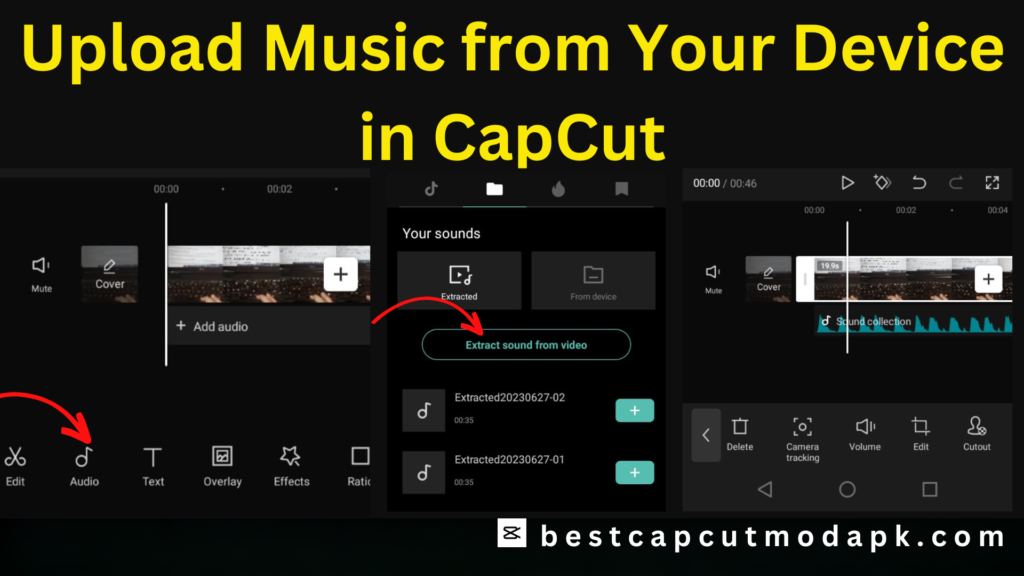 add music in capcut