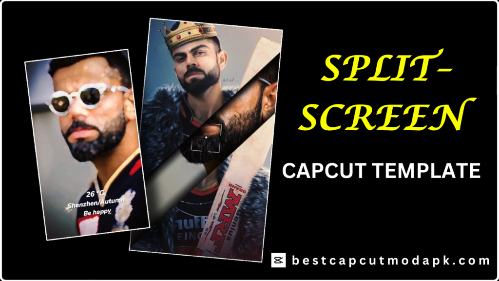 capcut template split screen